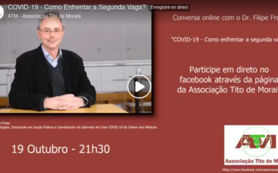 Direto na página da Associação Tito de Morais do Facebook “COVID-19 – Como enfrentar a segunda vaga?”